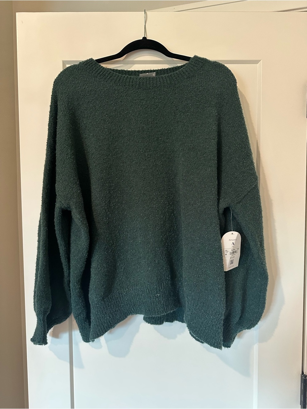 ARULA Deep Green Women's Scoop Neck Sweater